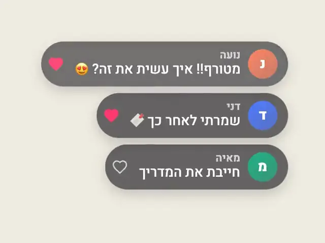 תגובות שקופצות