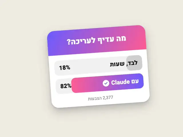 סקר עם הצבעה